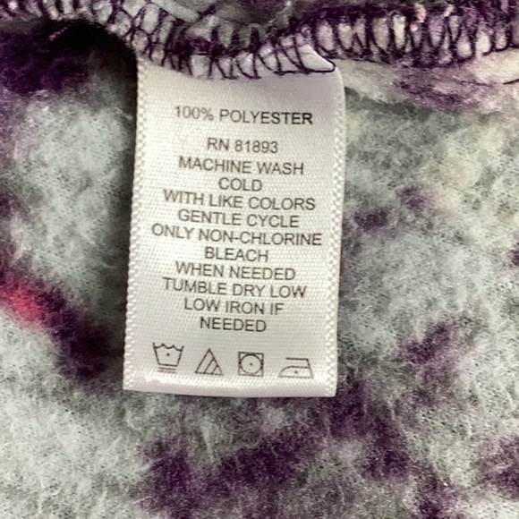 Women’s X-Large Floral Pullover Fleece Sweater. - Picture 4 of 7